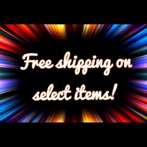 Free Shipping on Select Items!